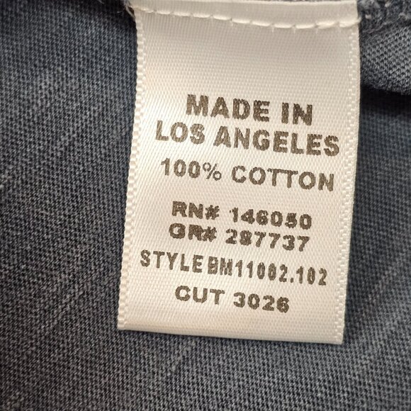 Buck Mason Short Sleeve Crew Neck Shirt M - Picture 6 of 6